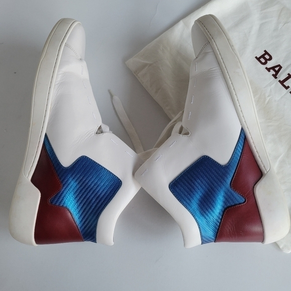 Bally limited edition  leather sneakers size 44/US 11. - Picture 3 of 14